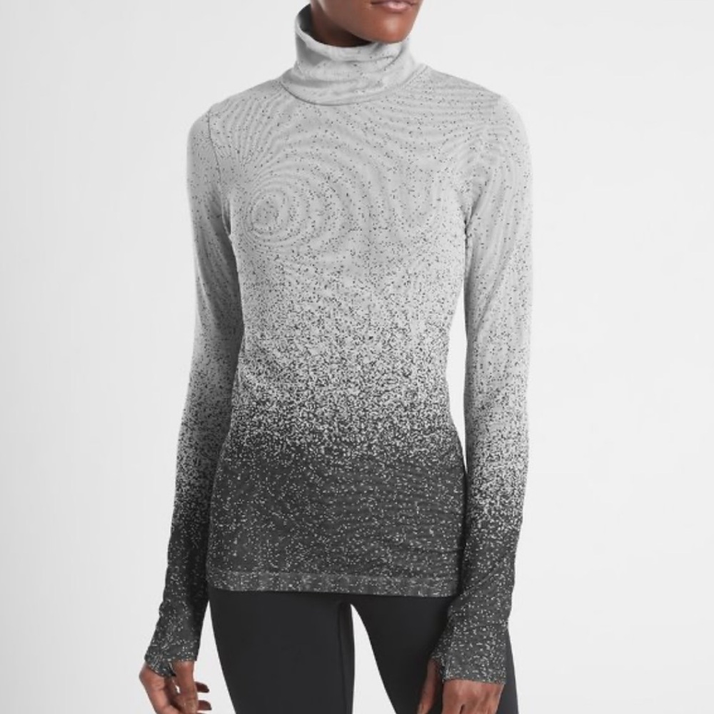 Athleta Flurry Blizzard Gradient Turtleneck